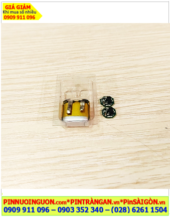 Lipo 401010, Pin tai nghe Bluetooth 401010 (0.4mmx10mmx10mm) Lipolymer 3.7v 30mAh